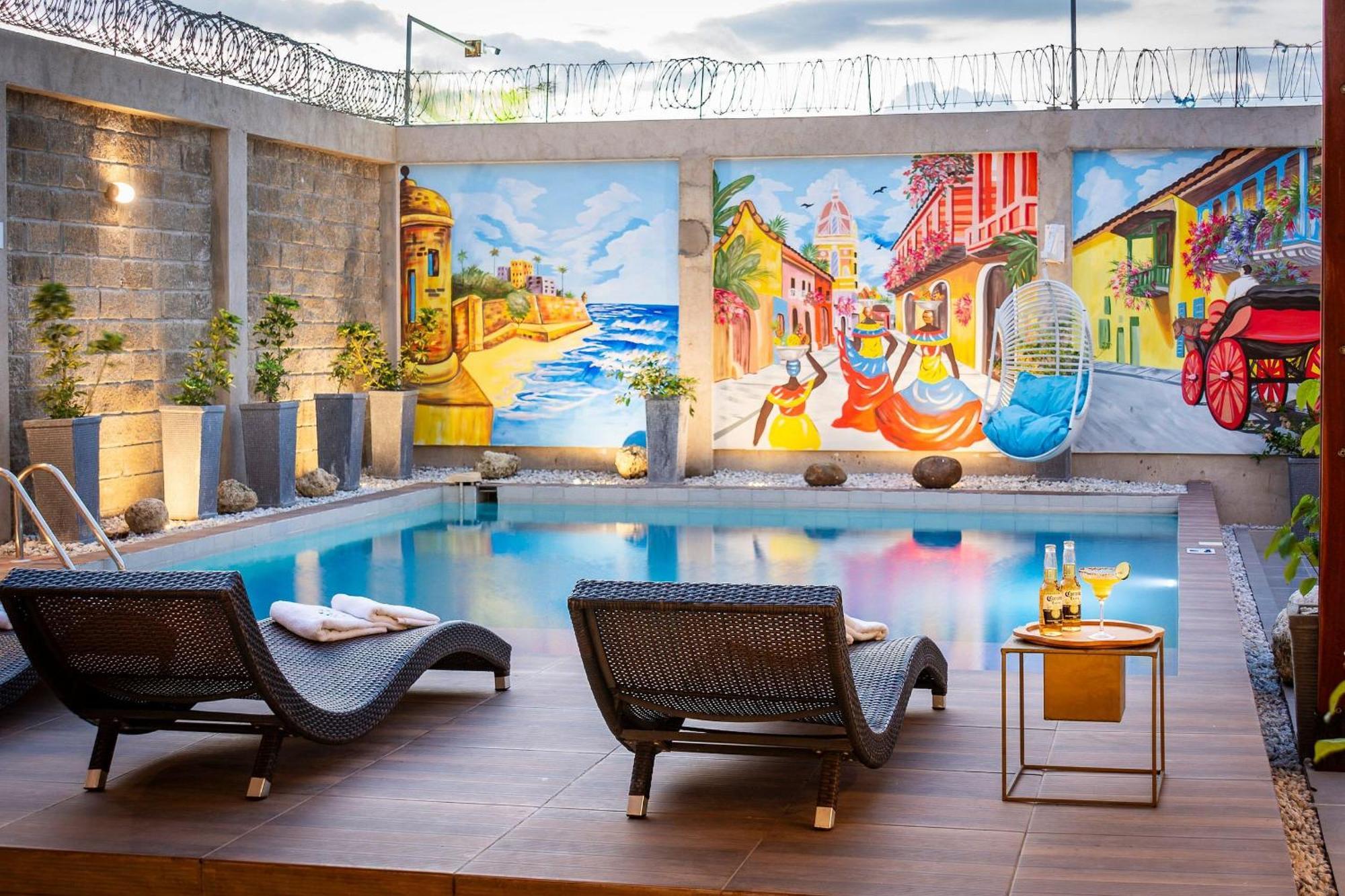 Amazing Beach House 13Br W/Pool & Staff Cartagena Екстер'єр фото